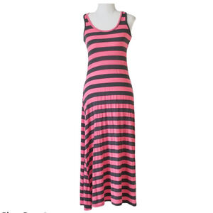 Vriloy's Maxi Striped sundress Pink and grey - Size S/M